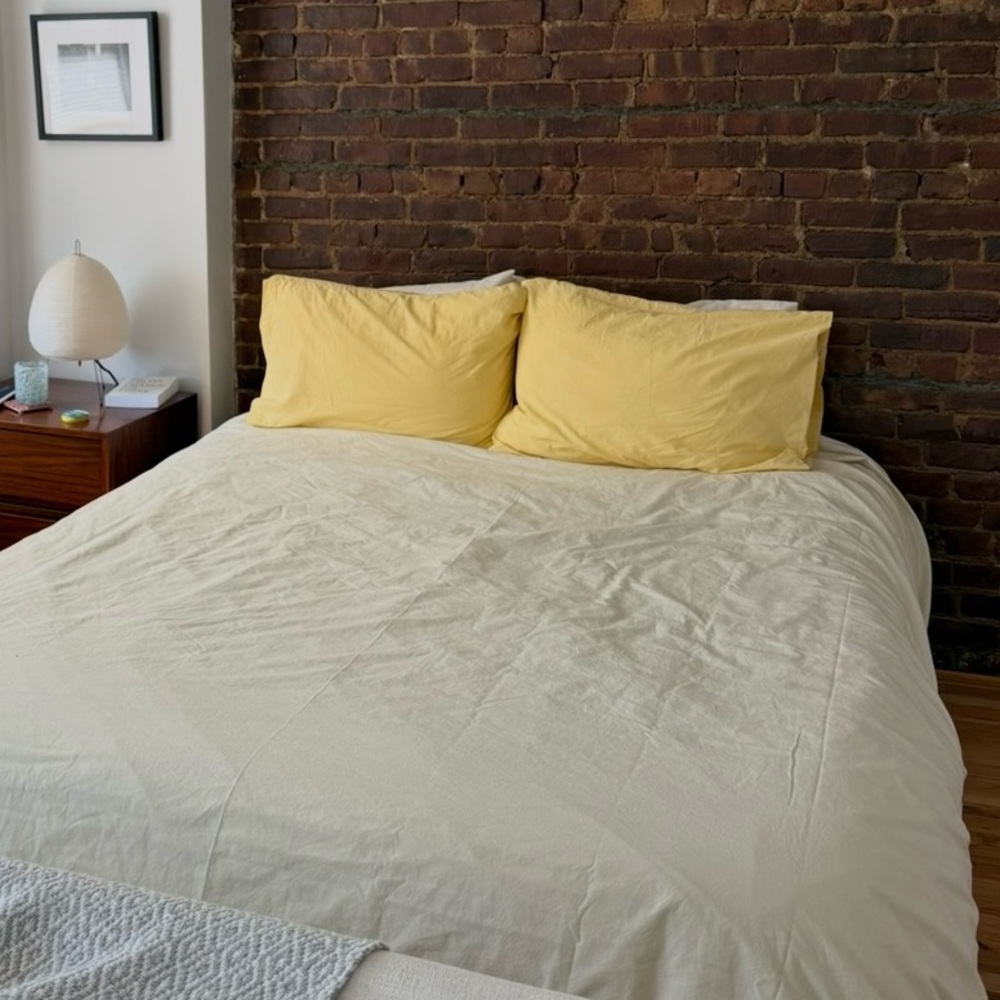 Tekla Pillowcase in Yellow (set of 2)
